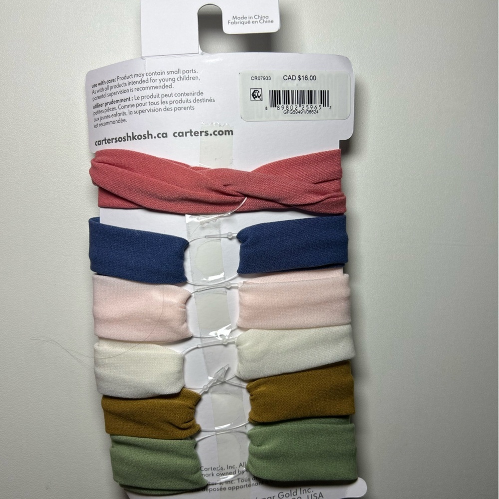 Carter's Multicolor Baby Headwraps Set - Picture 4 of 4